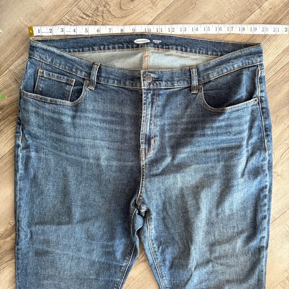 Old Navy boyfriend mid-rise denim jeans size 16 - Picture 3 of 9